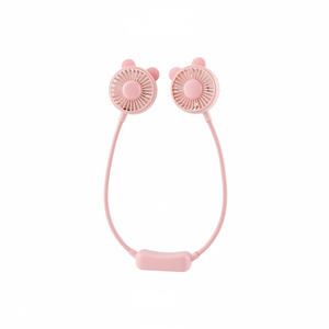 พัดลมคล้องคอแบบไร้ใบพัดขนาด 10.6 นิ้ว ชาร์จไฟได้ผ่าน USB พลาสติก รับทำโลโก้ บรรจุ 96/4/24 ชิ้น/กล่อง สำหรับใช้งานกลางแจ้ง โรงแรม รถบ้าน ภาษาอังกฤษและภาษาสเปน - Product Image 2