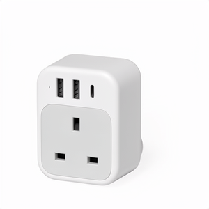<span class=keywords><strong>TESSAN</strong></span> Adaptateur de prise universel pour Afrique du Sud/Namibie/Botswana/Népal/Mozambique, USB-C vers 2 ports USB-A, adaptateur de voyage 12W - Product Image 1