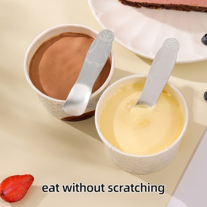 Cuillères à dessert en forme de pingouin, durables et mignonnes, pour enfants, yaourt, pouding, crème glacée, pour la maison - Product Image 2