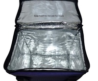 Sac isotherme pour la livraison de nourriture, imperméable, en Oxford, pour la restauration, pliable, sac isotherme à emporter