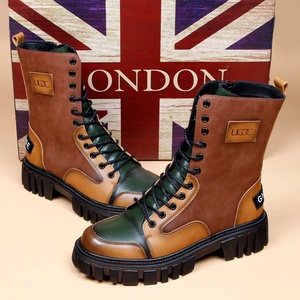 Botas de Moda para Hombre y Niño, de Caña Alta, con Suela Gruesa, Estilo Casual, por Encima de la Rodilla, Zapatos de Hombre con Suela Gruesa y a la Moda - Product Image 5