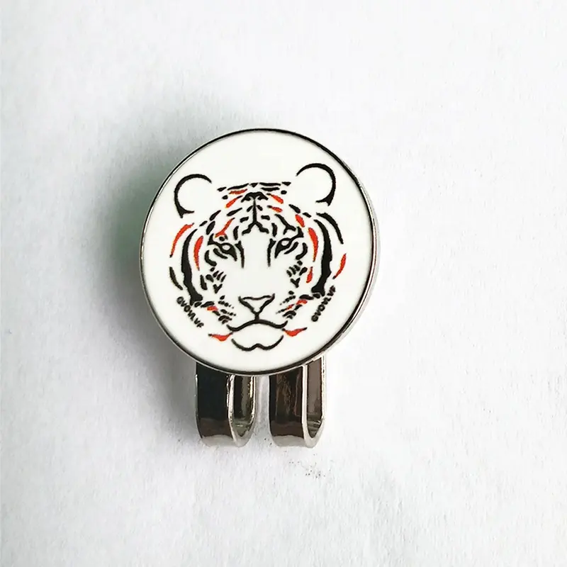 Tiger Cat Dog Ladybird Golf Ball Marker Hat Clip for Putting Green Animal Style Magnetic Golf Ball Marker with Hat Clip