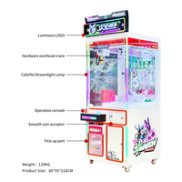 Machine à griffes intelligente sur le thème de l'anime, jeu d'arcade commercial avec lecteur de cartes pour les centres d'attractions pour enfants et les centres commerciaux à fort trafic