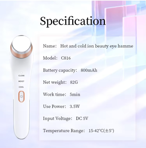 Massaggiatore <span class=keywords><strong>Viso</strong></span> Professionale SPA, Pulizia Profonda, Assorbimento Essenze Nutrienti, Vibrazione, Rassodante, Lifting, Massaggiatore di Bellezza per Salone - Product Image 5