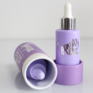 Sang Trọng Tùy Chỉnh Frosted Vai Phẳng 30Ml 20Ml Tóc Dầu Huyết Thanh Chăm sóc Da Thủy Tinh Nhỏ Giọt Chai Với Bao Bì Hộp Quà Tặng - Product Image 3