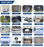 Caravane familiale de luxe 4x4 tout-terrain pour le camping en Australie, idéale pour les aventures en plein air