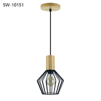 Lámpara Colgante de Techo de Madera de Diseño Interior Nórdico Moderno, Ideas de Lámparas Colgantes LED para Comedor, Lámpara Colgante para Isla de Cocina