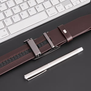 <span class=keywords><strong>Ceinture</strong></span> en <span class=keywords><strong>cuir</strong></span> véritable pour <span class=keywords><strong>homme</strong></span>, en <span class=keywords><strong>cuir</strong></span> de vachette de qualité supérieure, boucle automatique, fabrication directe d'usine, prise en charge de l'<span class=keywords><strong>achat</strong></span> en gros - Product Image 5