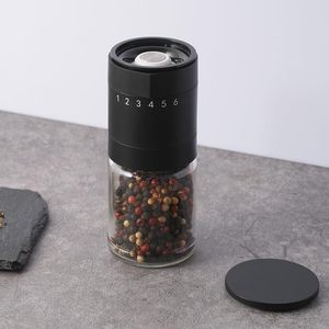 Ensemble moulin à poivre et à sel électrique réglable en gros, 100 ml, avec meule en céramique, écologique - Product Image 2