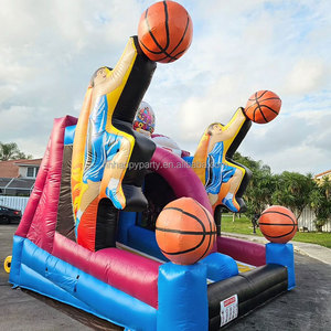 Juego inflable Juego suave Juego <span class=keywords><strong>de</strong></span> baloncesto Slam Dunk Fun Party Goals Vibraciones inflables Tiempo <span class=keywords><strong>de</strong></span> juego elegante <span class=keywords><strong>Alquiler</strong></span> <span class=keywords><strong>de</strong></span> fiesta moderno - Product Image 3