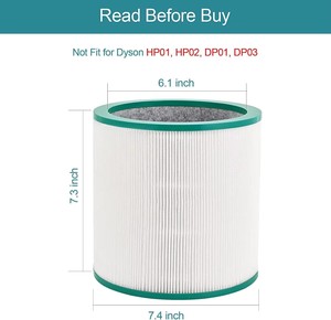 Filtro de Repuesto para <span class=keywords><strong>Purificador</strong></span> de Aire con Filtro HEPA de Carbón, Compatible con <span class=keywords><strong>Dyson</strong></span> TP01, TP02, TP03 - Product Image 3
