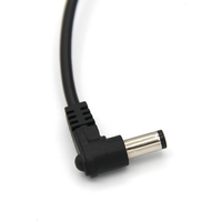 Kabel Daya Surya AC DC12V 5V untuk Pengisian TV Kamera, Kabel Daya Surya dengan Colokan Jantan 5.5 X 2.1, Kawat Tembaga Murni, Kabel Pigtail 1.5m, Kabel Jack DC
