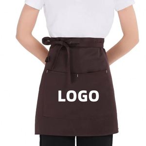 Delantales Ultra Cortos con Logotipo Impreso Personalizado para Cafeterías, Tiendas, Hoteles, Panaderías, Restaurantes, Camareros y Camareras - Product Image 1