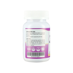 Capsules personnalisées pour le soutien et la croissance des seins chez la femme, pour la santé de la peau et des cheveux, 60 capsules végétariennes - Product Image 2