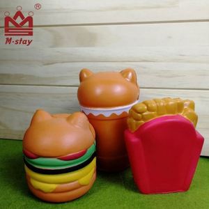 TOYSRUNNER Ensemble de 3 jouets squishy géants en forme de nourriture, jouets à presser à remontée lente en PVC, mousse PU et silicone pour soulager le stress, à partir de 3 ans - Product Image 4