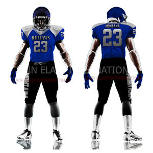 Conception attrayante vos propres maillots uniformes de maillot de football américain sur mesure pour adultes - Product Image 3