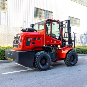 Multi Function Diesel Forklift <strong>Trucks</strong> 3.5 Ton Lifting Loading and Unloading HT-CPD3.5T AWD Solid Tire Offroad - Product Image 5