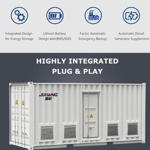 Juhang OEM BESS система хранения энергии на солнечной батарее 500 кВтч 1 МВтч 2 МВтч большой промышленный уличный литий-ионный аккумулятор контейнер - Product Image 3