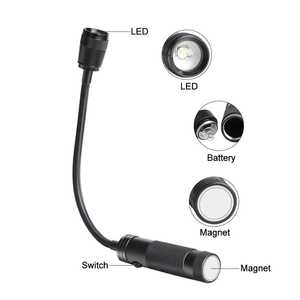 Brightenlux Lampada da Lavoro LED Magnetica Flessibile a 360 Gradi, Impermeabile IP55, Torcia a Mani Libere per Riparazione Auto - Product Image 4