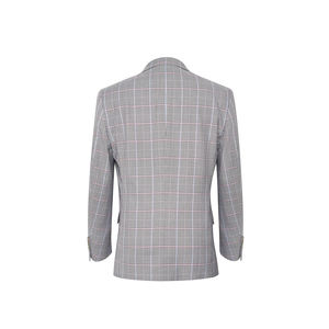 Hombres chaqueta traje diseños Casual Sastre hecho <span class=keywords><strong>a</strong></span> mano al por mayor personalizado gris Traje <span class=keywords><strong>a</strong></span> cuadros chaqueta para hombres - Product Image 6