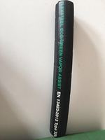 Manguera de Repuesto de Silicona EPDM Negra para Barrera de Tráfico de Agua, Corte Industrial, Combustible, Gas, Scomera