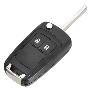 Carcasa para llave de coche, llaves de vehículo, duradera, 2 botones, plegable, para coche, funda para mando a distancia, carcasa para Opel Vauxhall Astra Insignia