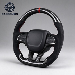 Volante Deportivo de Fibra de Carbono para Fiat Dodge Charger Challenger Durango Demon srt Journey Rt Viper ram Trx Sxt Hellcat Scat - Product Image 6