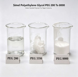 ซิเมล โพลีเอทิลีนไกลคอล PEG 200 ถึง 8000 โพลีเมอร์ที่ละลายน้ำได้สำหรับอุตสาหกรรมกระดาษ - Product Image 1