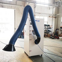 Vente directe d'usine, extracteur de fumée mobile certifié CE avec jet pulsé et dépoussiéreur multifonction