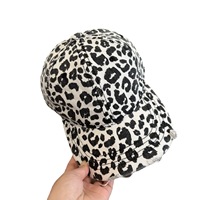 Casquette de baseball unisexe tendance à imprimé léopard rétro