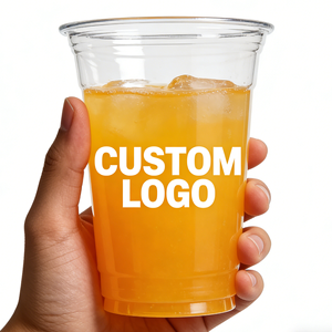 Gobelets en plastique jetables à paroi simple avec couvercles 90mm 12oz 16oz pour boissons chaudes/froides, idéaux pour les desserts, les cafés et les plats à emporter - Product Image 4