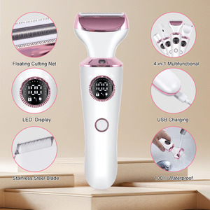 เครื่องโกนขนไฟฟ้า 4 in 1 สำหรับผู้หญิง ใช้ได้กับใบหน้า จมูก ขา - Product Image 2