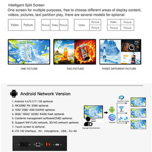 Écran LCD horizontal numérique d'affichage dynamique pour intérieur, sur pied, pour publicité animée en <span class=keywords><strong>magasin</strong></span> de détail en libre-service – Grande réduction - Product Image 3