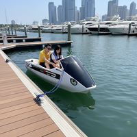 Bateau/Kayak/Kart en rotomoulage PEPC composite de haute technologie, double moteur, double batterie, qualité compétition, marque OEM, vente en gros