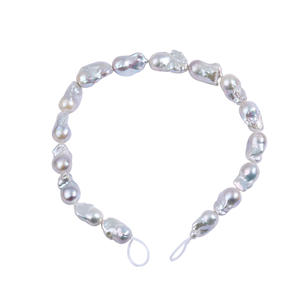 Nouveauté Perles irrégulières en forme de queue de poisson d'eau douce naturelle blanches et roses baroques pour la fabrication de bijoux faits main en gros Accessoire - Product Image 5