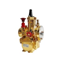 Carburateur pour moto 28/30/32/34 mm, version plaquée or, pour motos tout-terrain/scooters/quad, réglage rapide du jet à haute vitesse