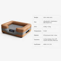 Canapé intelligent pour animaux de compagnie USMILEPET CE ROHS FCC avec circulation d'eau, refroidissement et chauffage, contrôle de la température, lit intelligent pour chien et chat