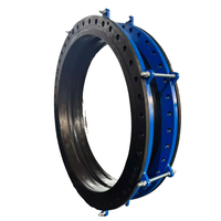 Raccord d'expansion flexible en caoutchouc haute pression résistant à la traction, à bride, pour réparation de tuyaux HDPE PE, en acier inoxydable