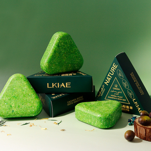 Shampooing Solide à Base de Plantes Naturelles, Savon Solide pour <span class=keywords><strong>Cheveux</strong></span>, Contrôle du Sébum, Lissage, Nettoyage Doux, Biologique, Vegan, Marque Privée OEM - Product Image 2