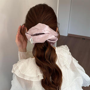 <span class=keywords><strong>Élastique</strong></span> à cheveux élégant pour femme, style coréen, <span class=keywords><strong>petit</strong></span>, rond, géométrique, imprimé, haute élasticité, pour queue de cheval - Product Image 2