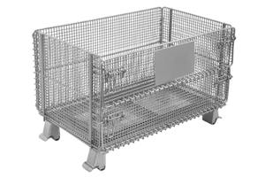 Bangjun Lưu Trữ Lồng Pallet Gấp Dây Lưới Container Lồng Cho Kho Bán Đóng Mở Kho Lồng - Product Image 5