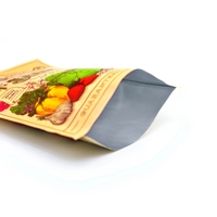 Sacs en papier kraft brun compostables de qualité alimentaire avec logo personnalisé, fermeture éclair, pour emballages de collations, bonbons et aliments