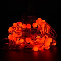 Guirlande lumineuse LED intelligente APP, USB 5V, télécommande, contrôle ponctuel, ampoule boule étanche, fil en cuir, lampe intelligente, décoration de jardin
