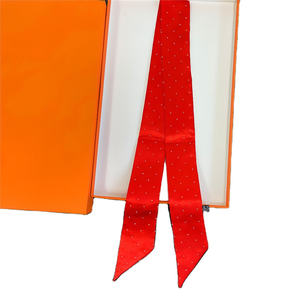 Grand châle en mousseline de soie polyester de couleur unie pour femmes musulmanes et uniforme d'hôtesse de l'air - Product Image 5