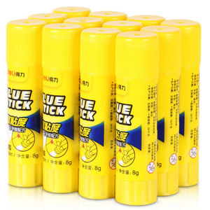 Barra de pegamento Deli de 8g, pegamento sólido de alta adherencia para uso escolar y de oficina - Product Image 2