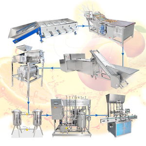 Machine à jus d'orange ORME, ligne de production automatique de jus de fruits et de canne à sucre - Product Image 1