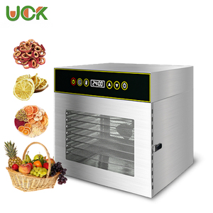 Commercial Grade 8-Layer Stainless Steel Food Dehydrator Large Capacity <b>Electric</b> <b>Dryer</b> for Beef Pork Floss And Turkey Strips - Product Image 1