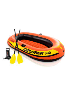 INTEX 58329 58330 58331 58332 PLAY SERIES EXPLORER BOATS 100/<span class=keywords><strong>200</strong></span>/300 Ensemble de bateaux de radeau <span class=keywords><strong>gonflable</strong></span> Portable <span class=keywords><strong>Bateau</strong></span> de pêche <span class=keywords><strong>gonflable</strong></span> - Product Image 5