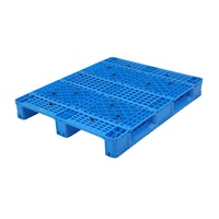 Palette Euro en plastique à grille simple, capacité de charge statique 2 tonnes, entrée 4 directions, 1200x1000x150mm, 20kg, pour entrepôt automatisé ASRS