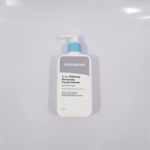 Op maat gemaakte ODM OEM groothandel 2-in-1 make-up verwijderende gezichtsreiniger hyaluronzuur reiniger - Product Image 6